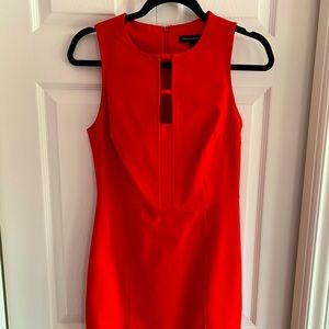 Banana Republic sleeveless dress in red. Size 4.